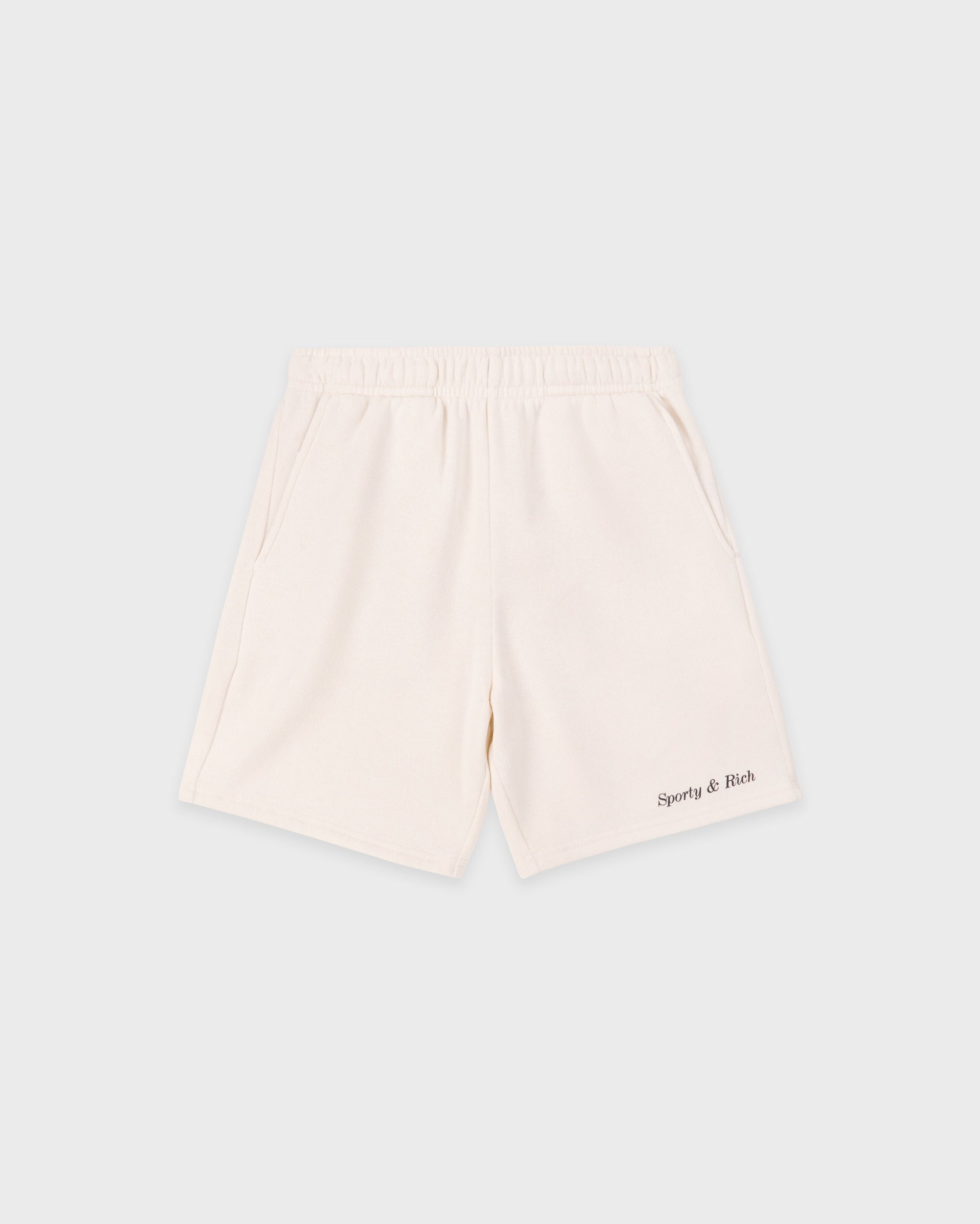 Short de sport pour enfant Classic Logo - Écru