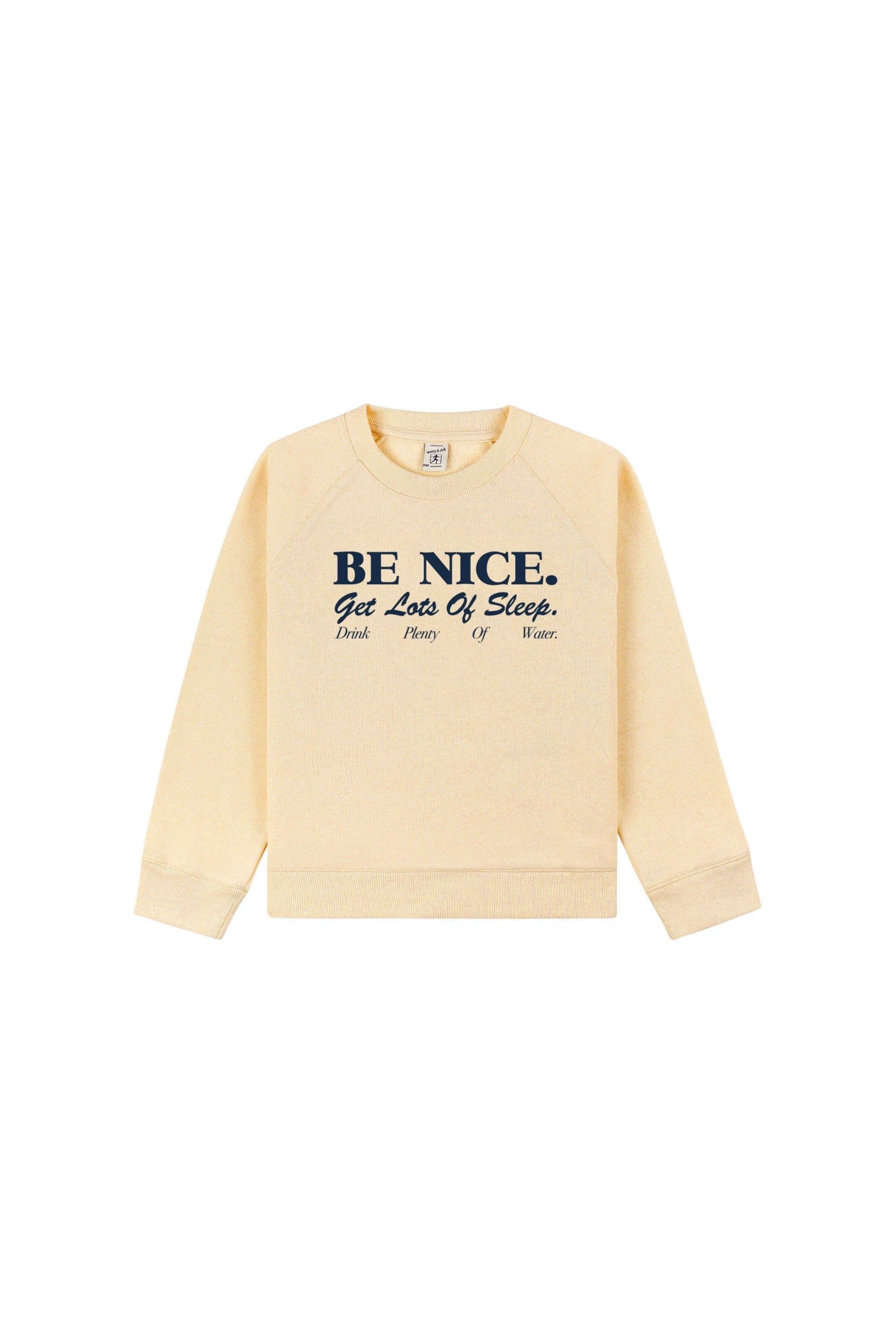 Be Nice Kids Crewneck - Almond