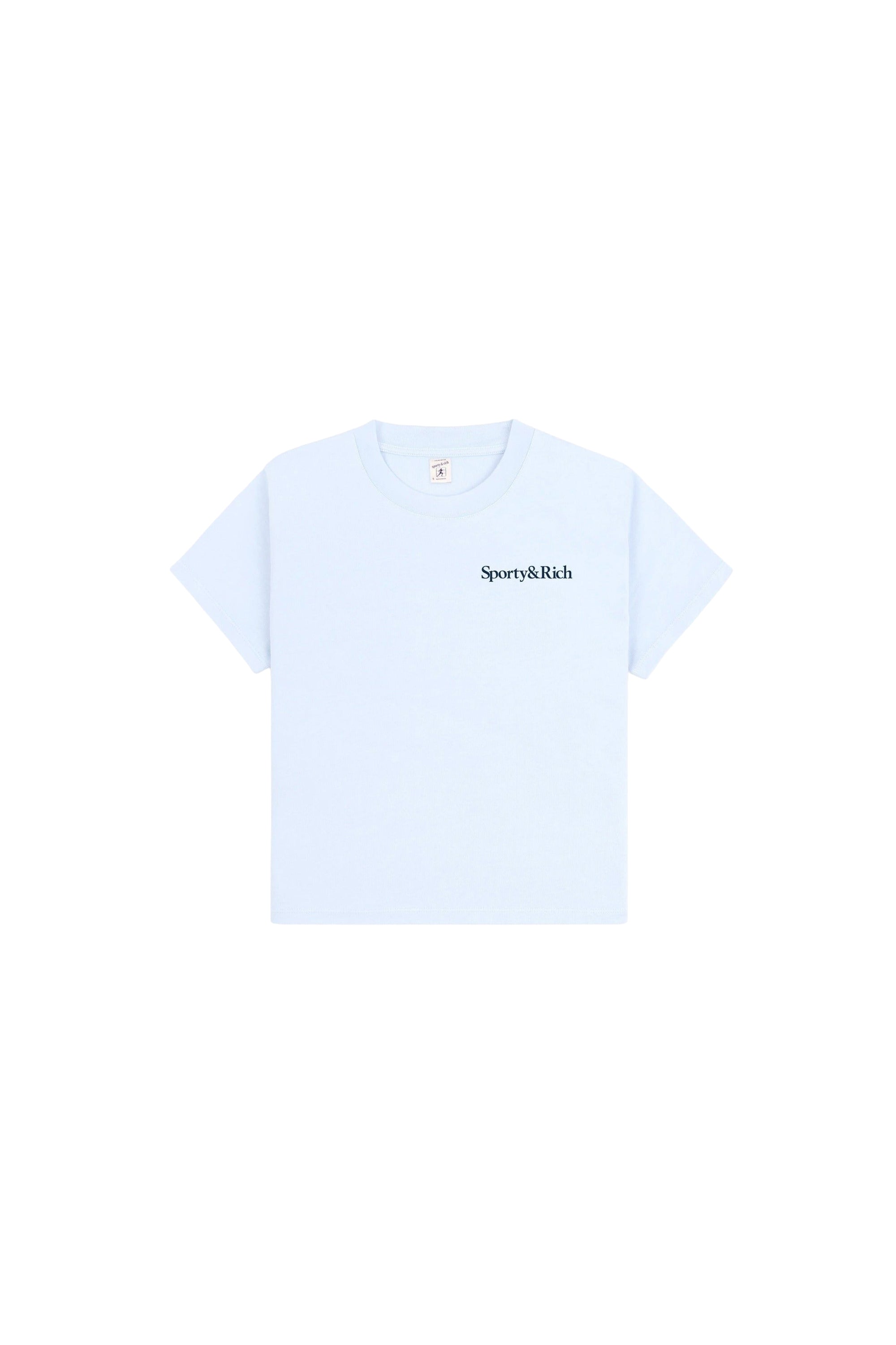 T-shirt oversize Play Tennis - Ciel