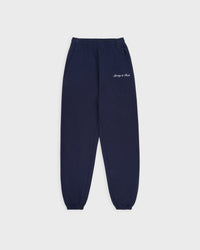 Pantalon de survêtement brodé Syracuse - Bleu marine/Blanc
