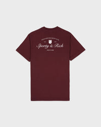 T-shirt Syracuse - Bordeaux/Blanc