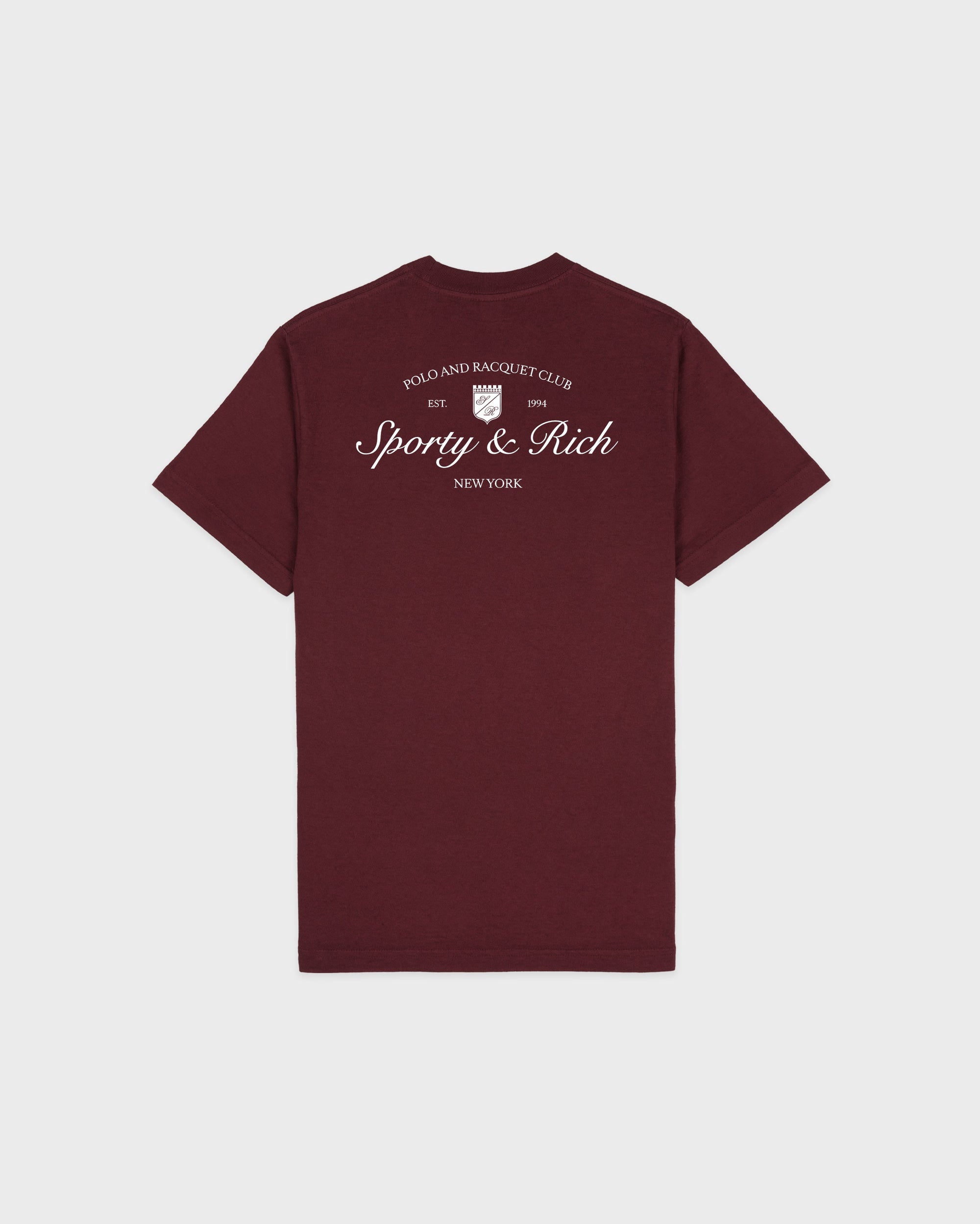 T-shirt Syracuse - Bordeaux/Blanc