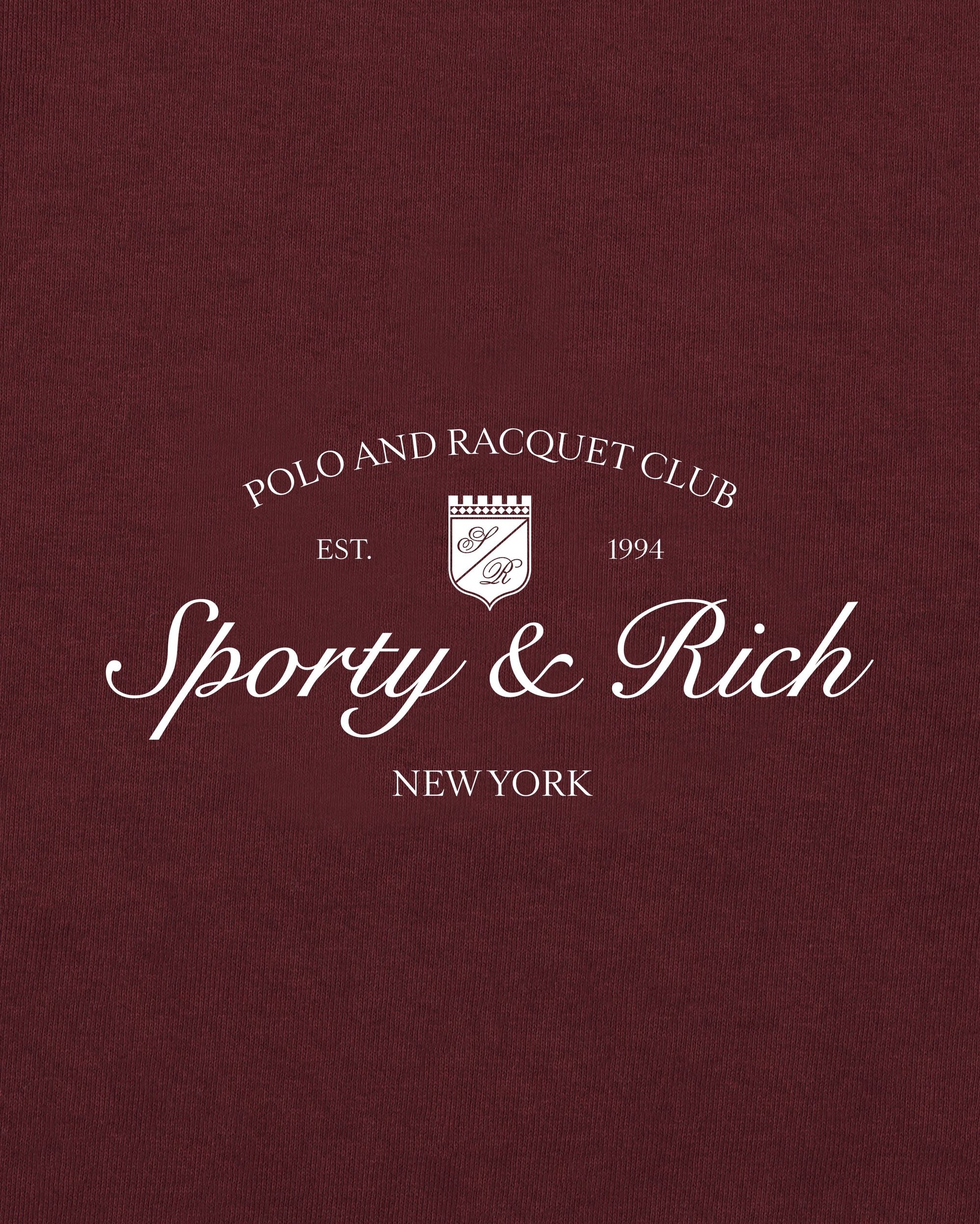 T-shirt Syracuse - Bordeaux/Blanc