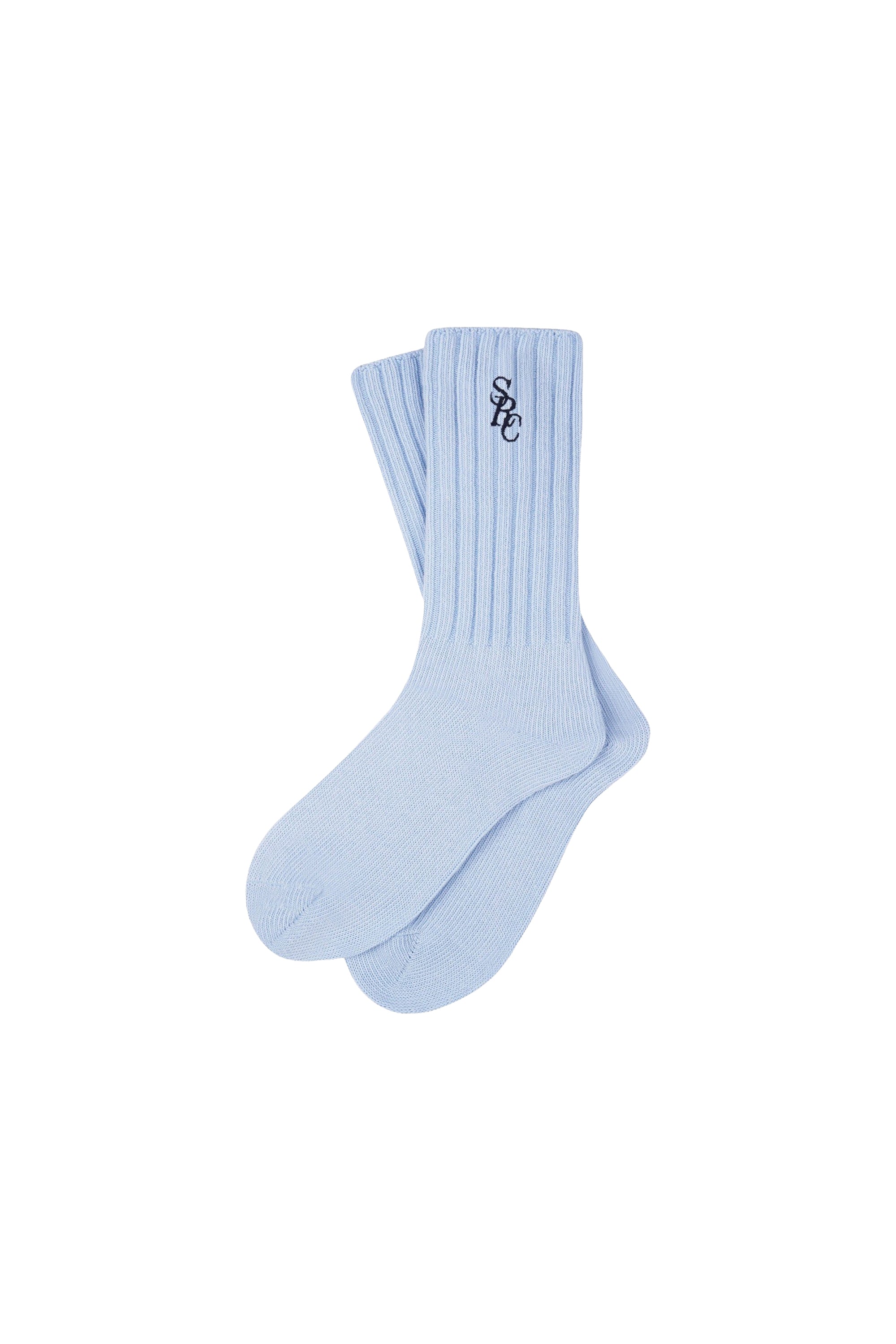 Chaussettes côtelées SRC - Ciel