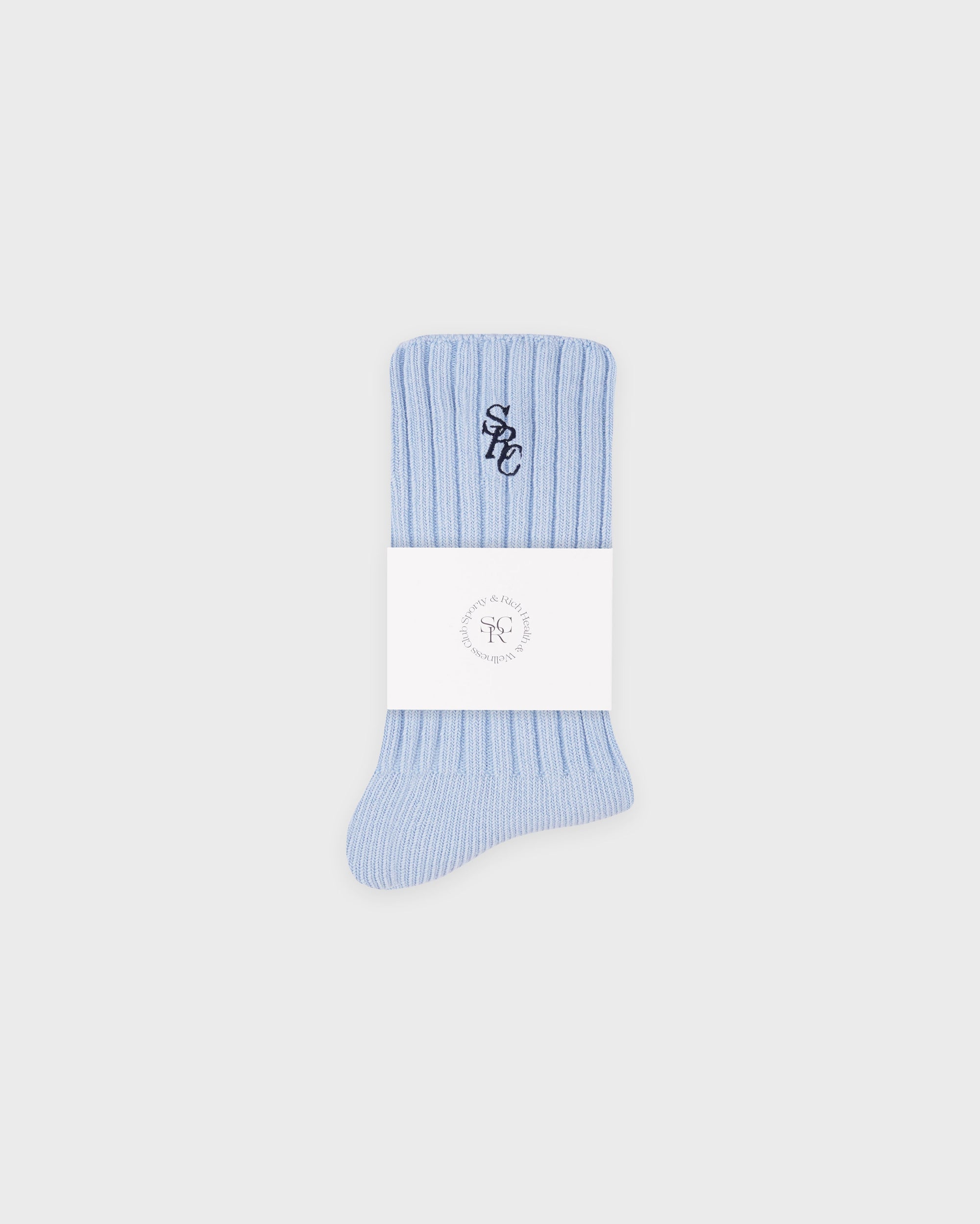 Chaussettes côtelées SRC - Ciel