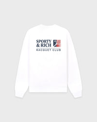 Pull à col rond Promo - Blanc