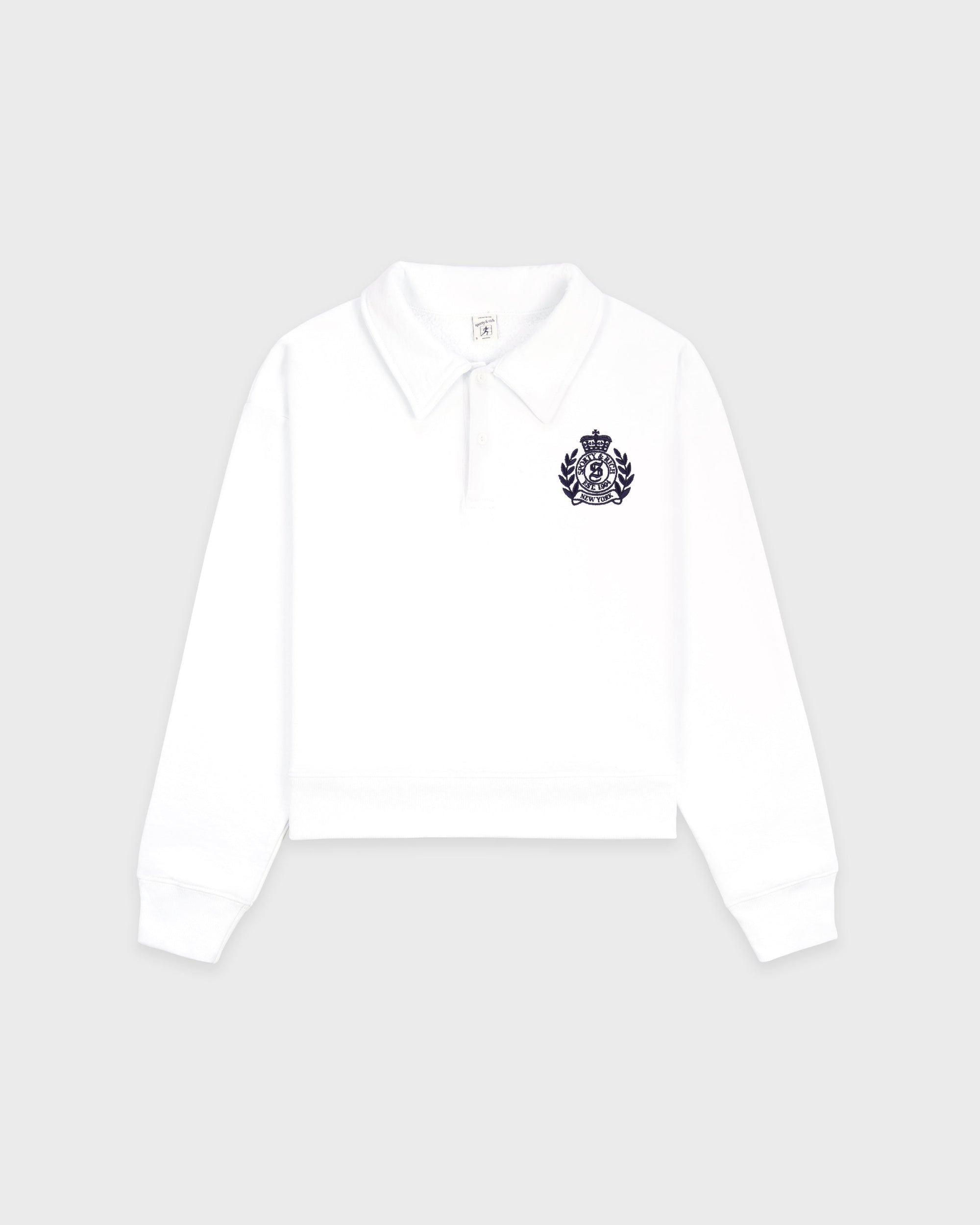Polo brodé « NY Crest » - Blanc