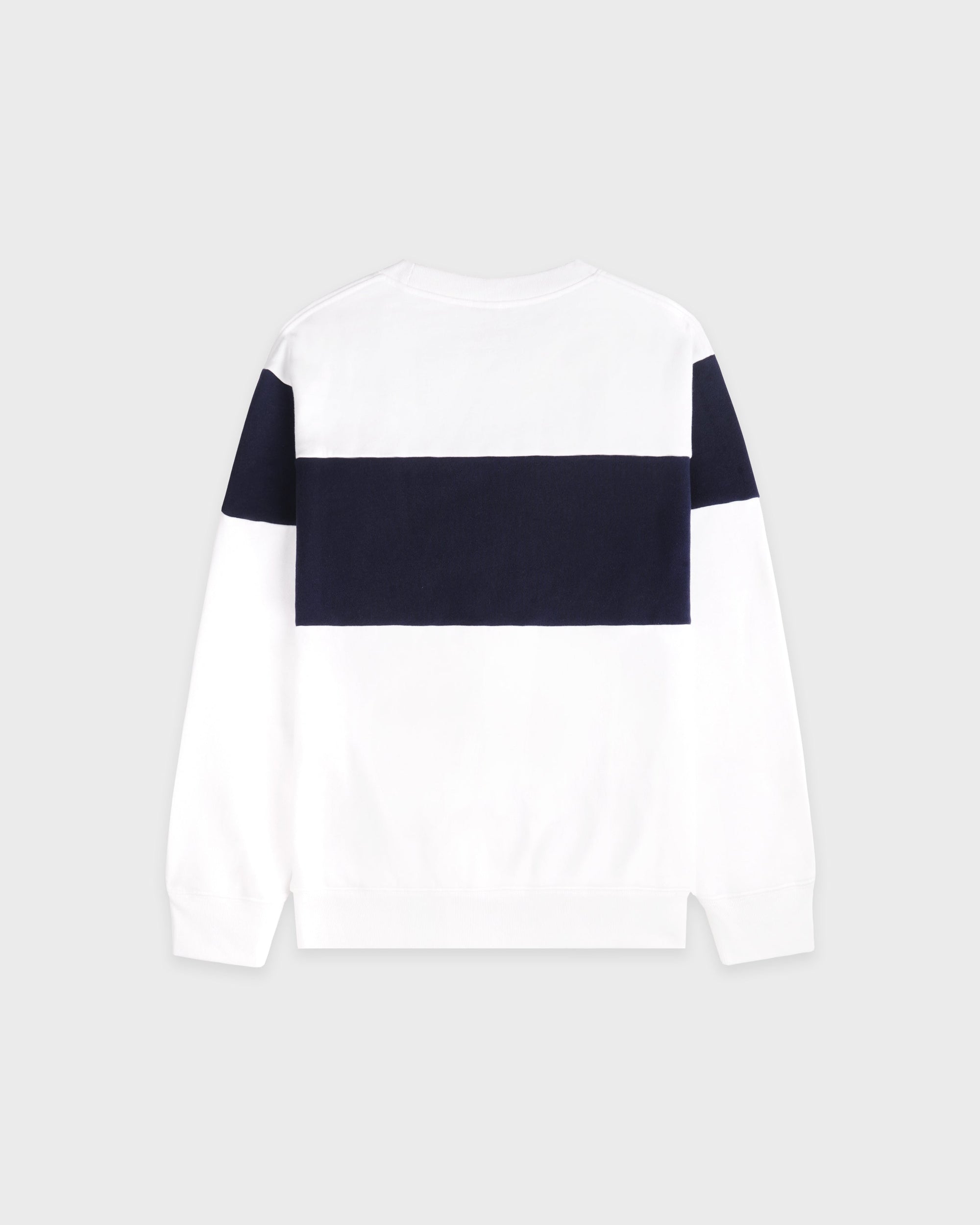 Pull à col rond avec logo emblématique - Blanc