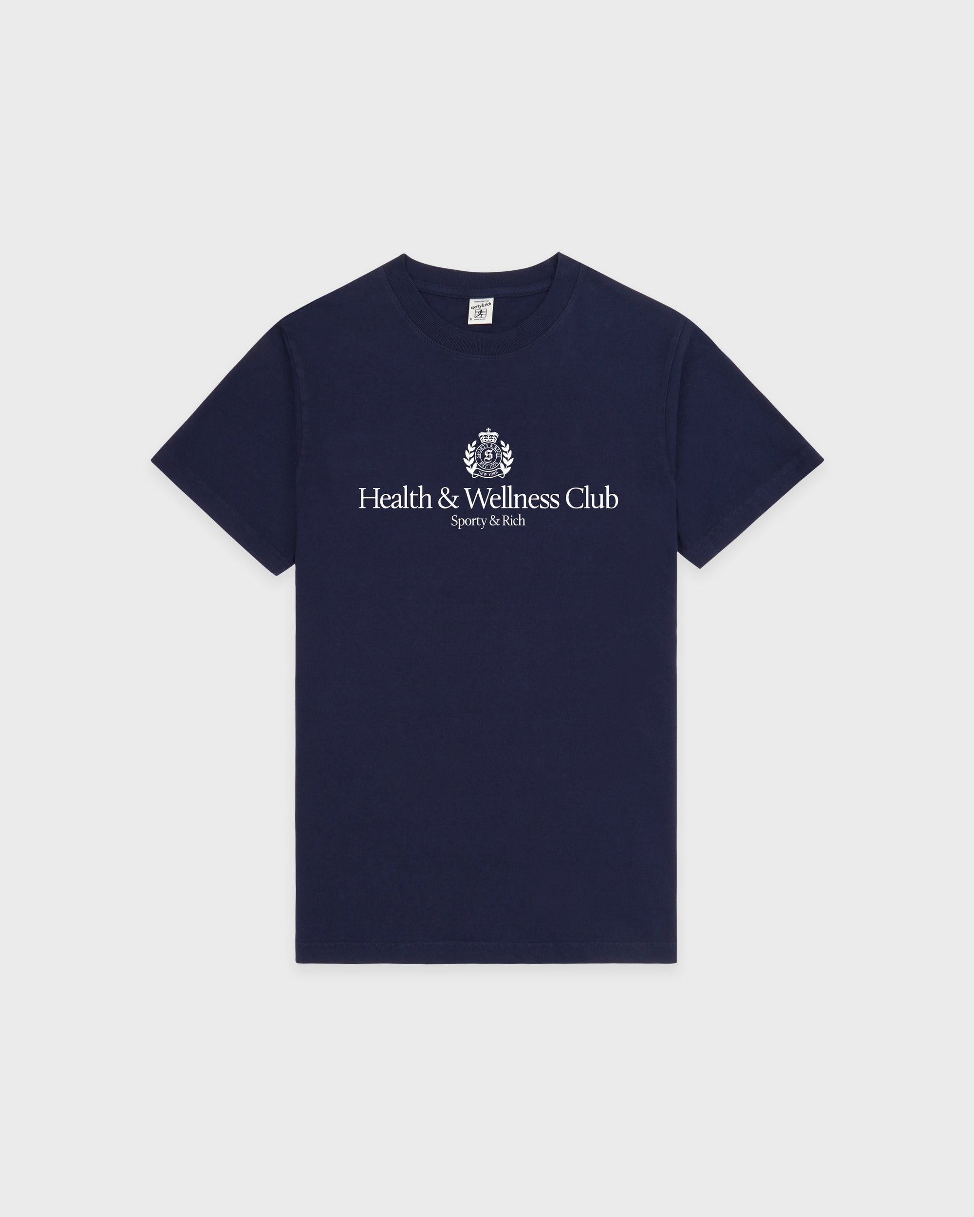 T-shirt H&W Crest - Bleu marine foncé