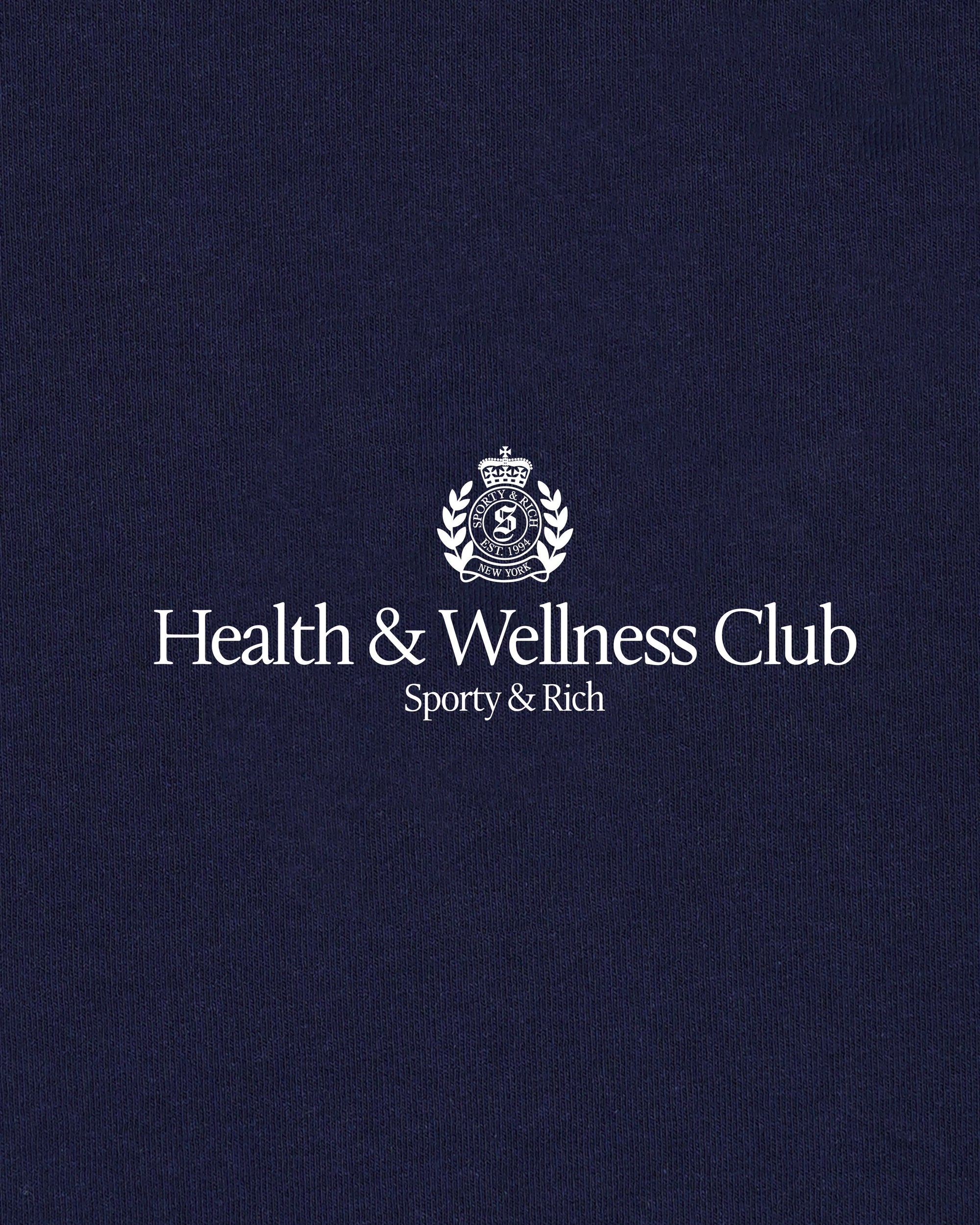 T-shirt H&W Crest - Bleu marine foncé