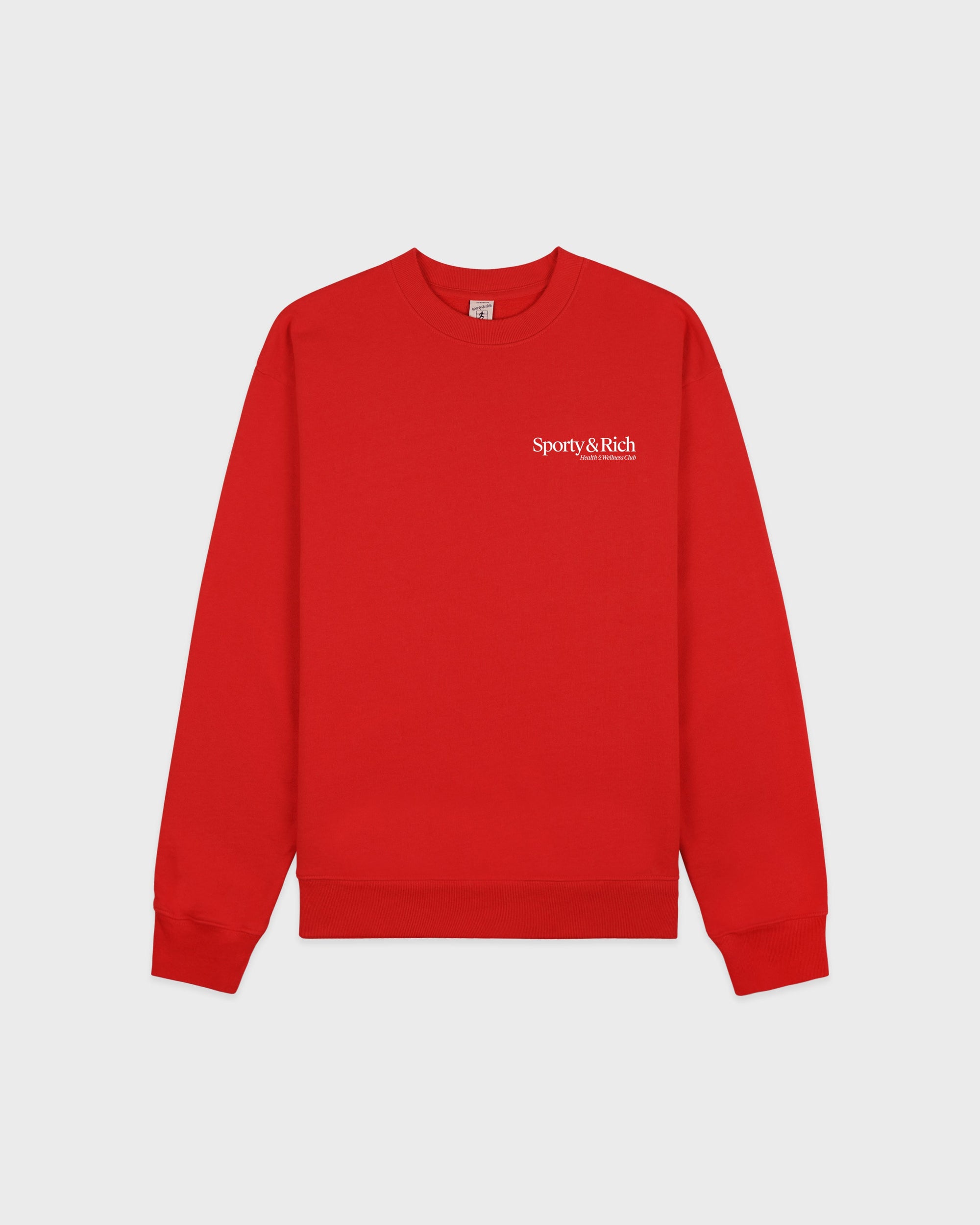 Pull à col rond « Modern » - Rubis