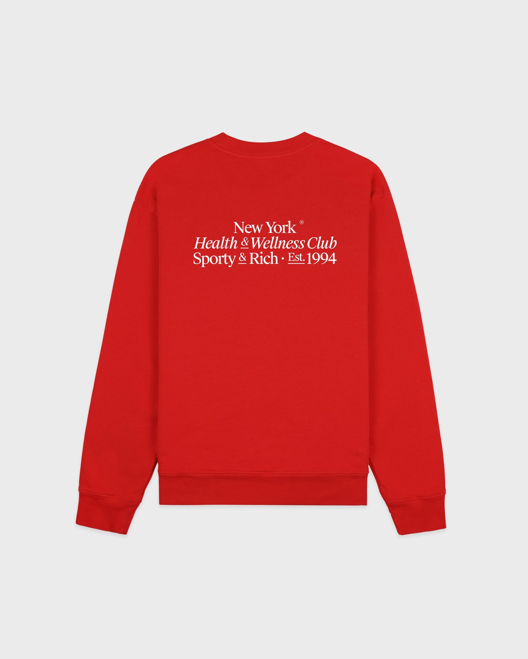 Pull à col rond « Modern » - Rubis