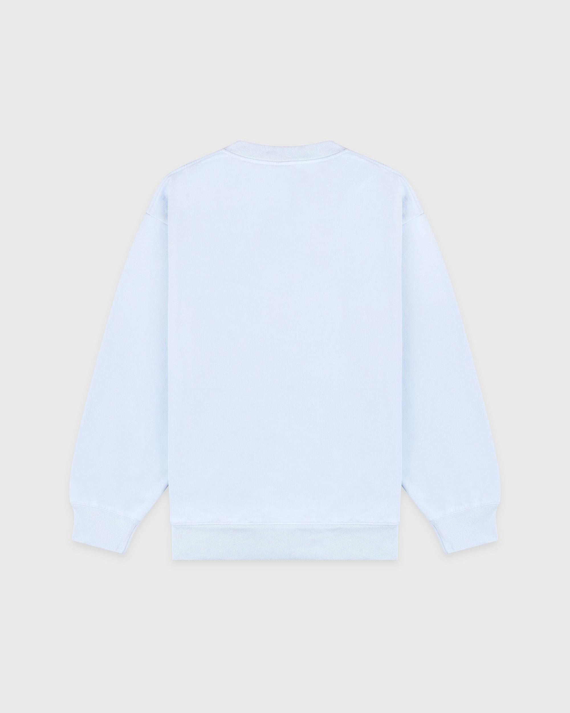 Pull à col rond avec écusson H&W - Ciel