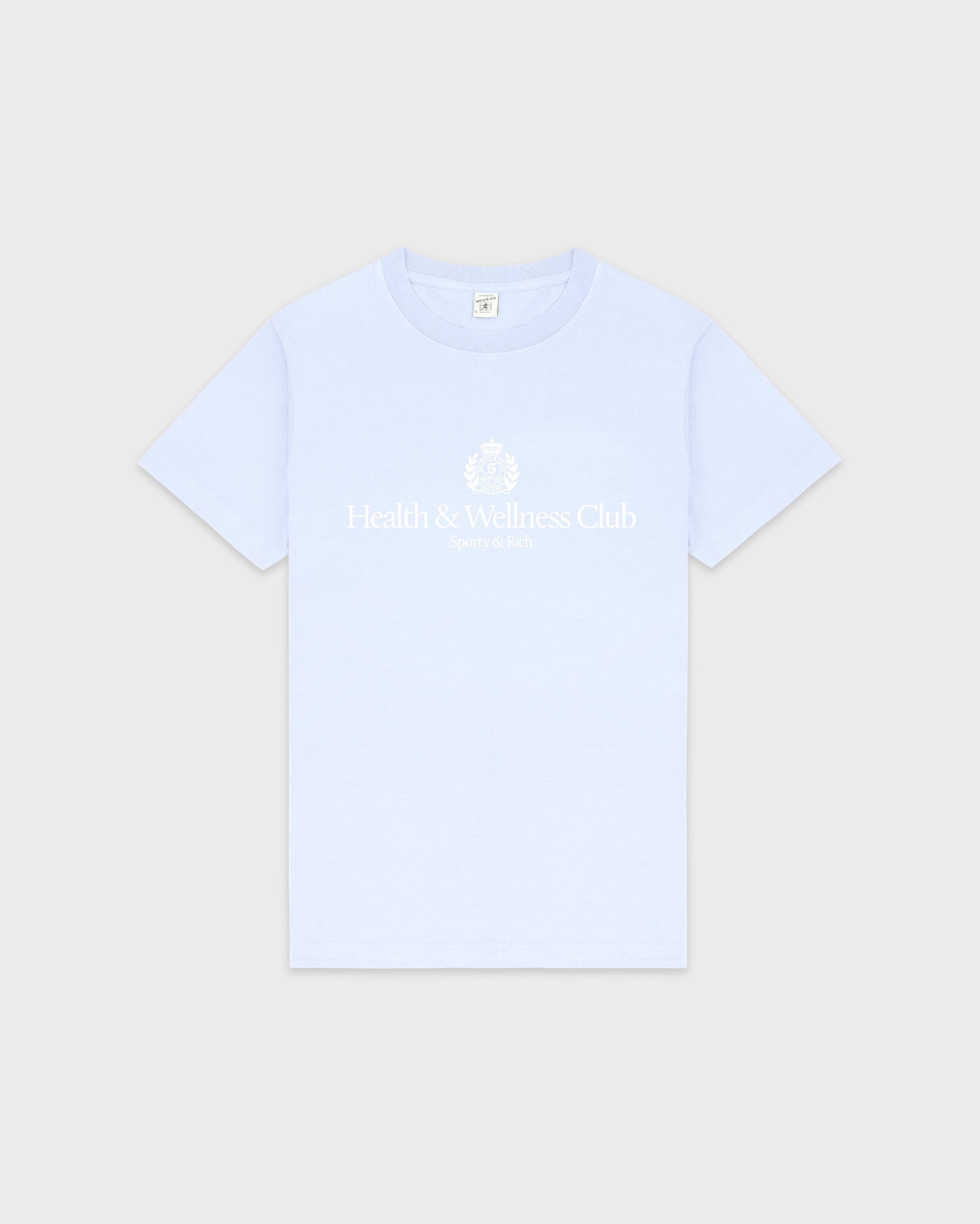 T-shirt H&W Crest - Ciel