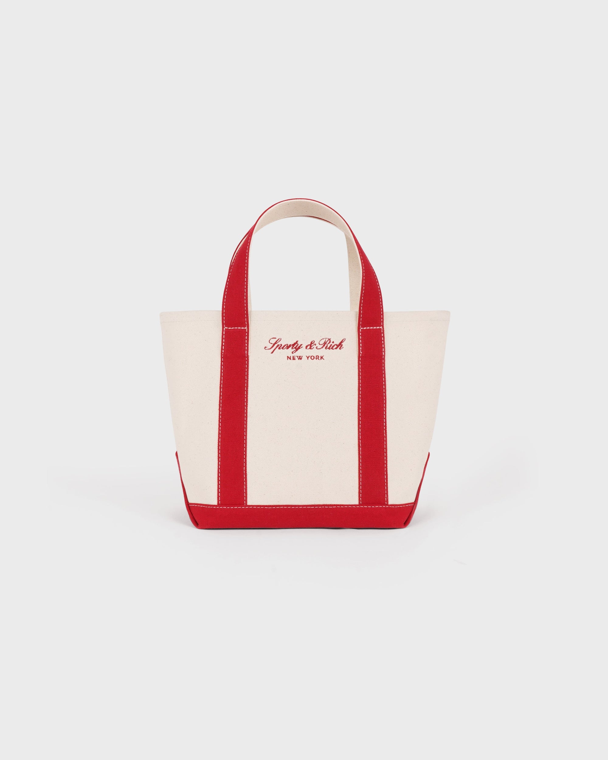 Mini sac fourre-tout Signature NY Logo - Naturel