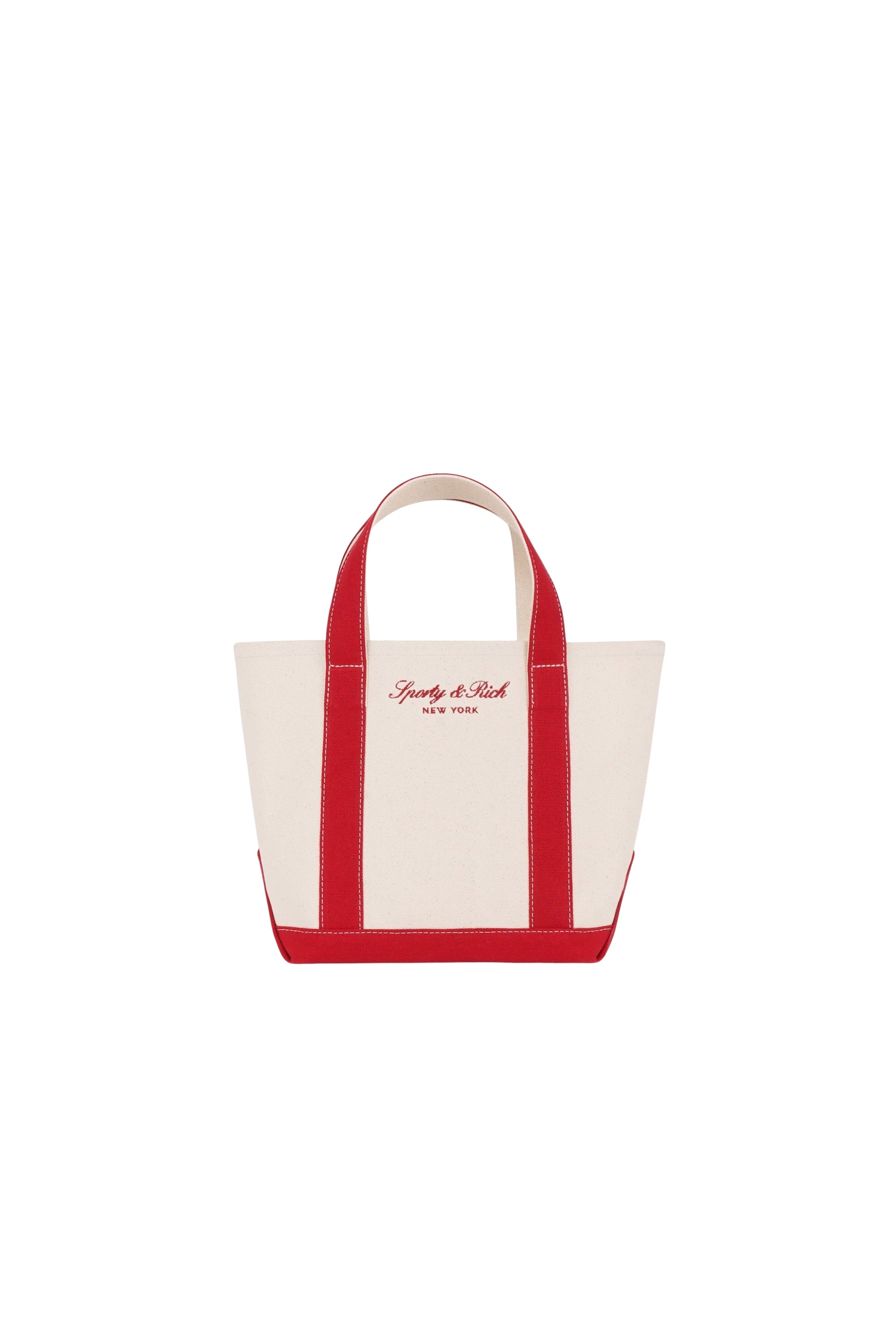 Signature NY Logo Mini Tote Bag - Natural
