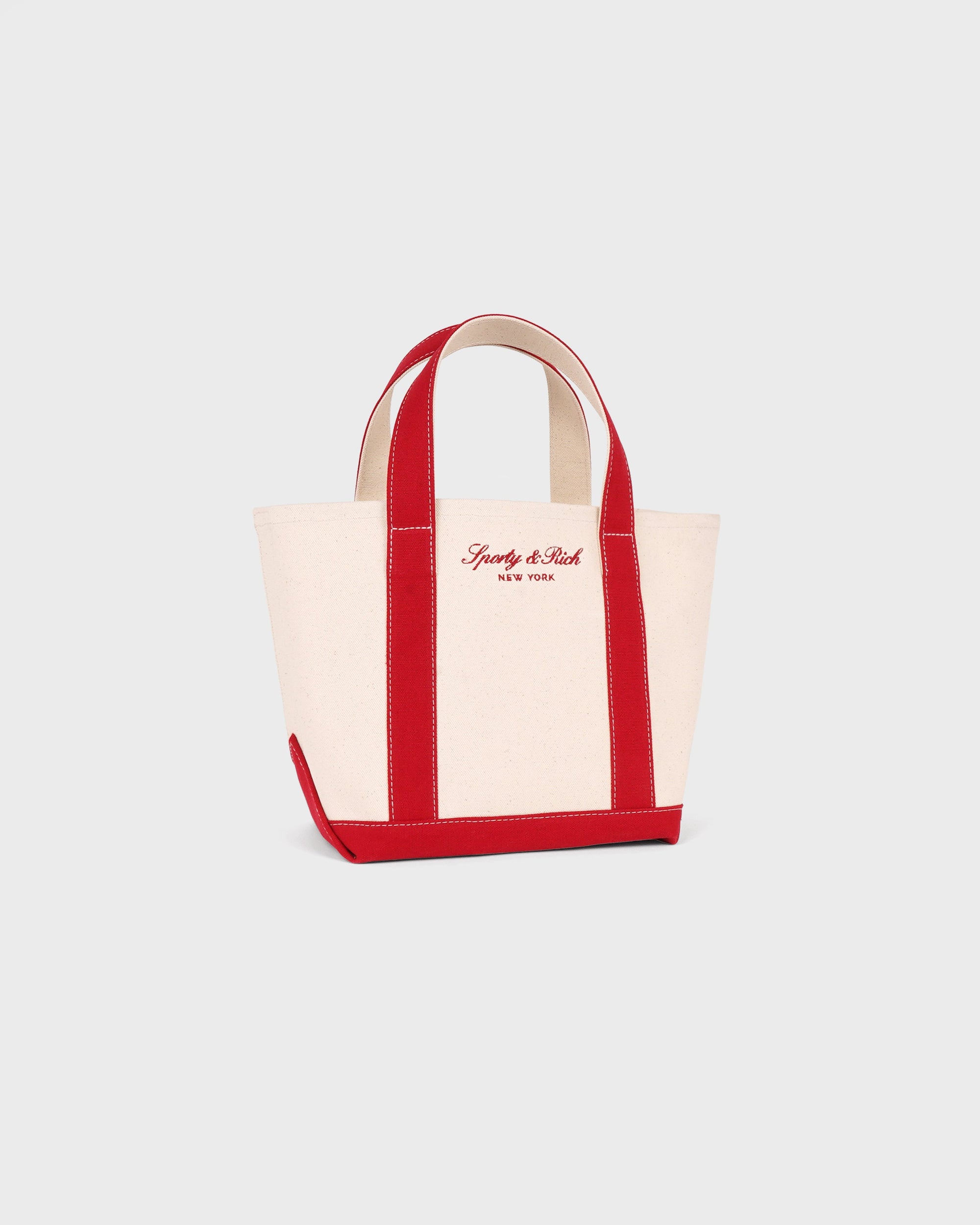 Mini sac fourre-tout Signature NY Logo - Naturel