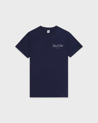 T-shirt Vendome LA - Bleu marine/Blanc