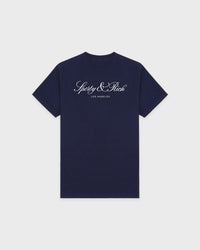 T-shirt Vendome LA - Bleu marine/Blanc