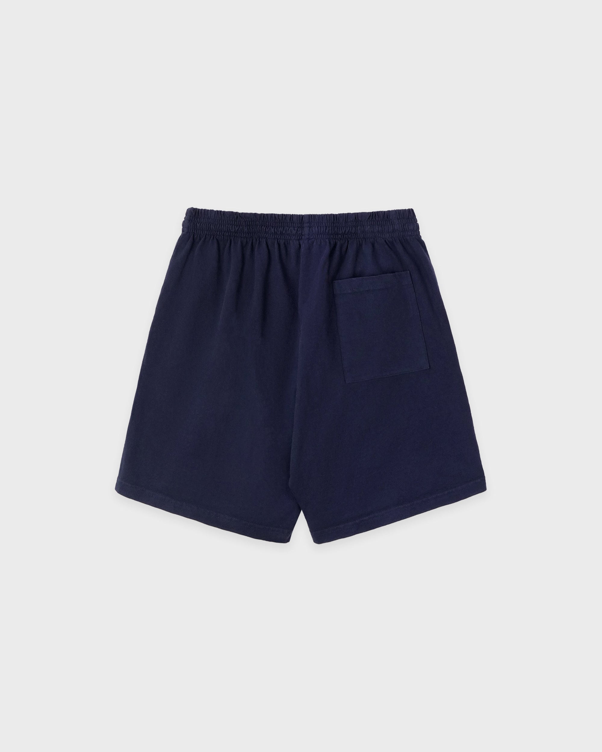 Short de sport Varsity Crest - Bleu marine/Blanc