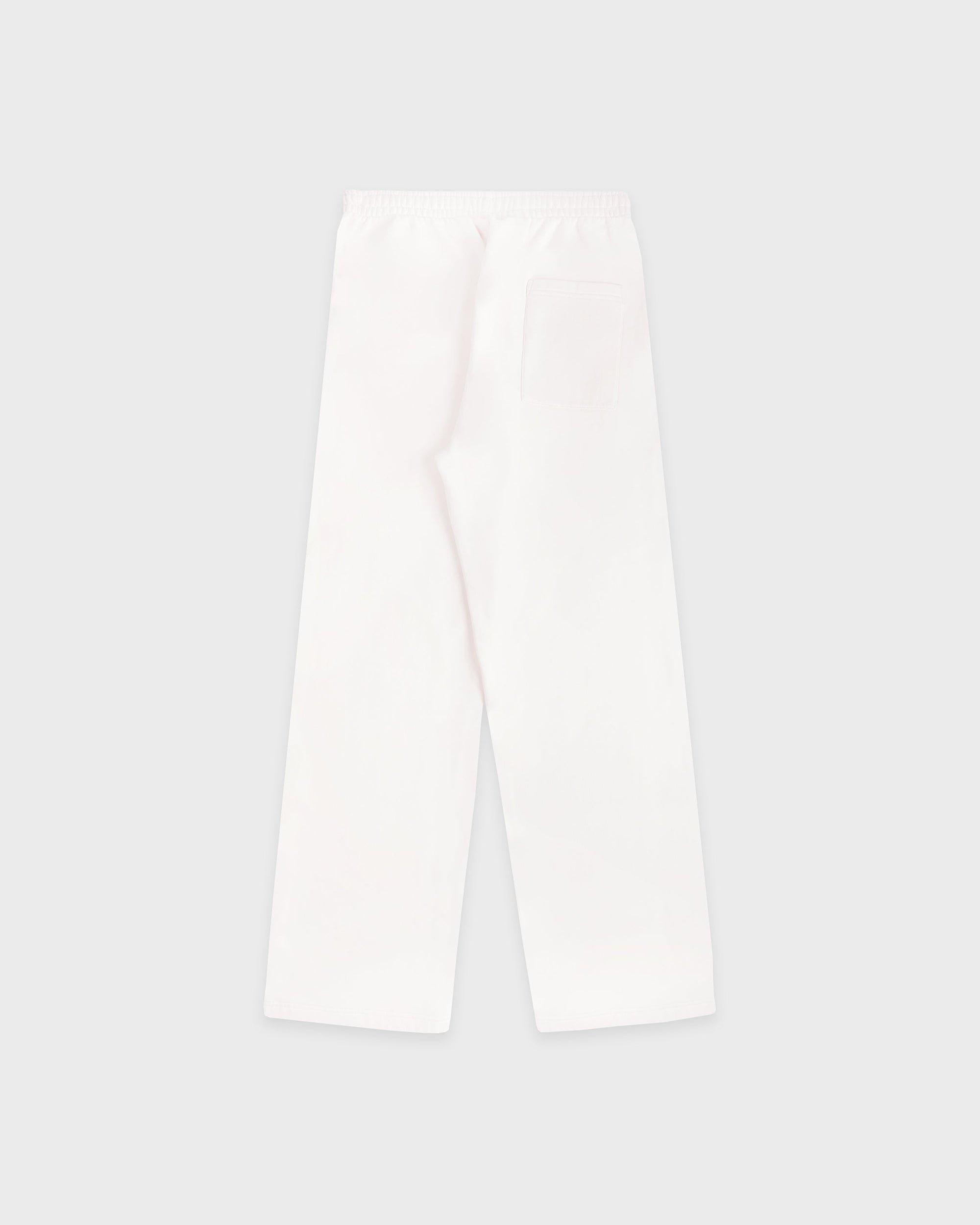 Pantalon de survêtement large brodé Vendome LA - Écru/Bleu marine