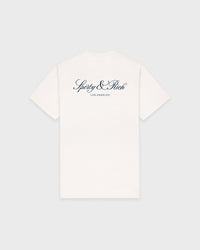 T-shirt Vendome LA - Écru/Bleu marine