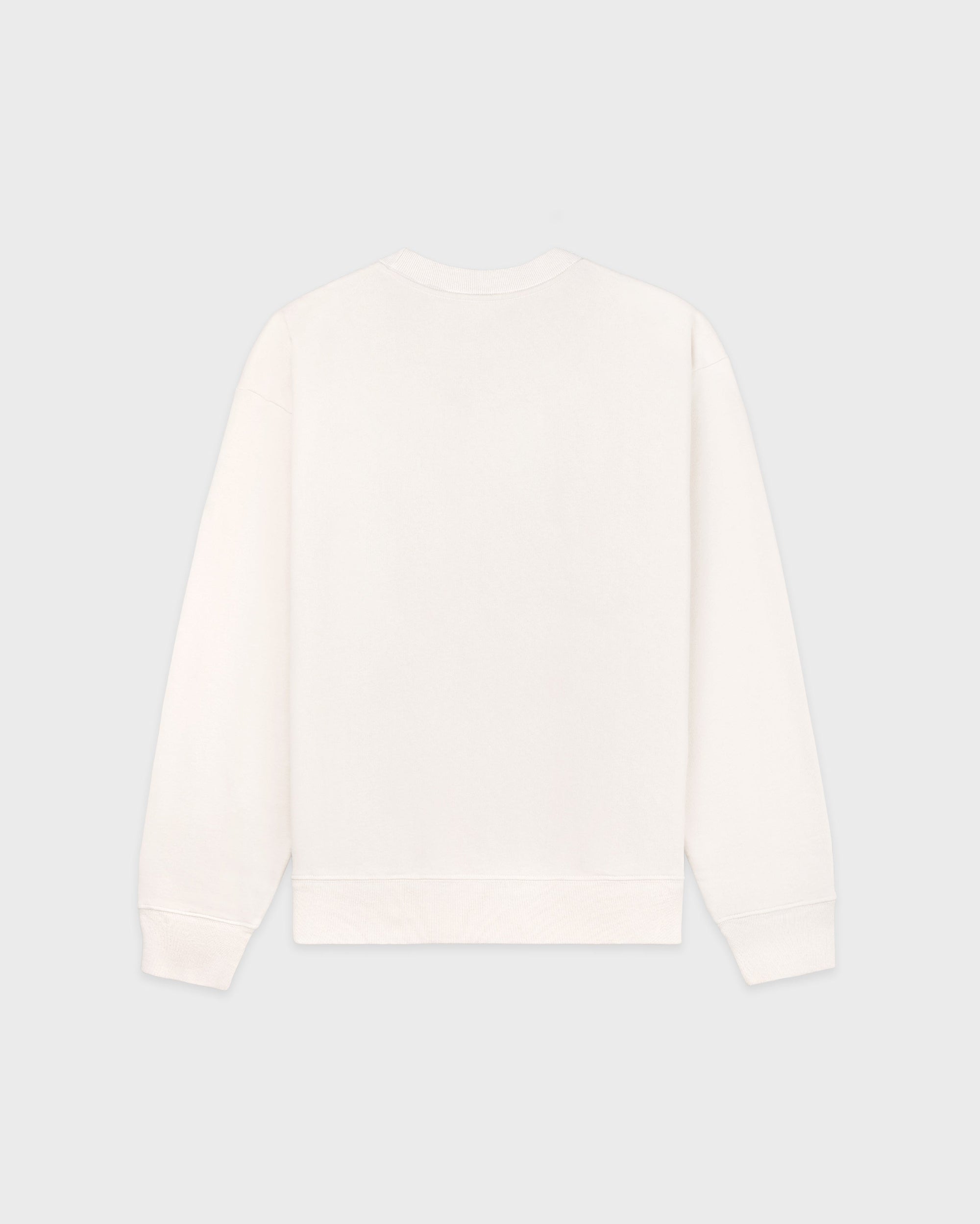 Pull à col rond « Varsity Crest » - Écru/Bleu marine