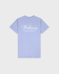 T-shirt Avenue - Periwinkle/Blanc