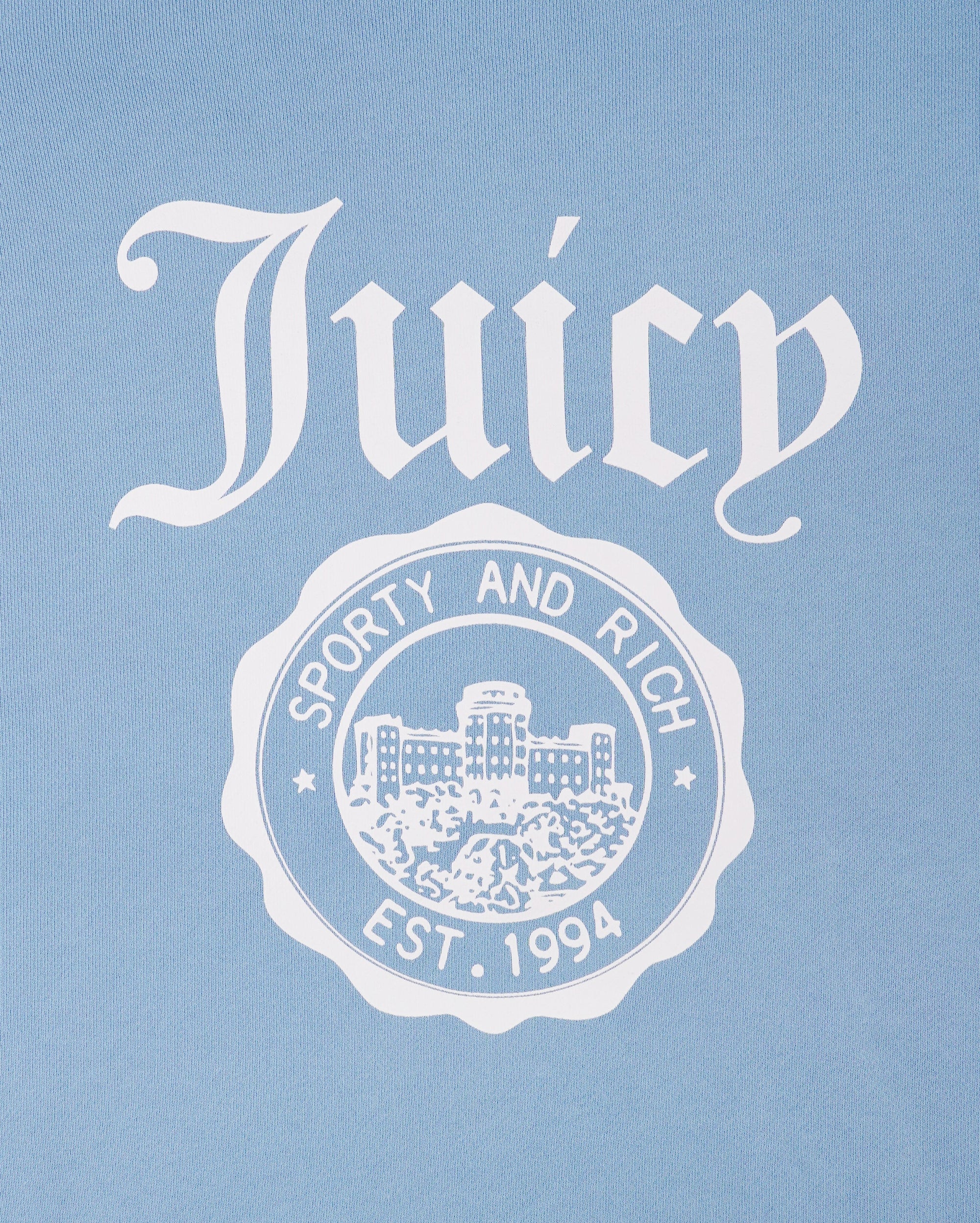 T-shirt à col rond avec emblème Juicy - Bleu ciel
