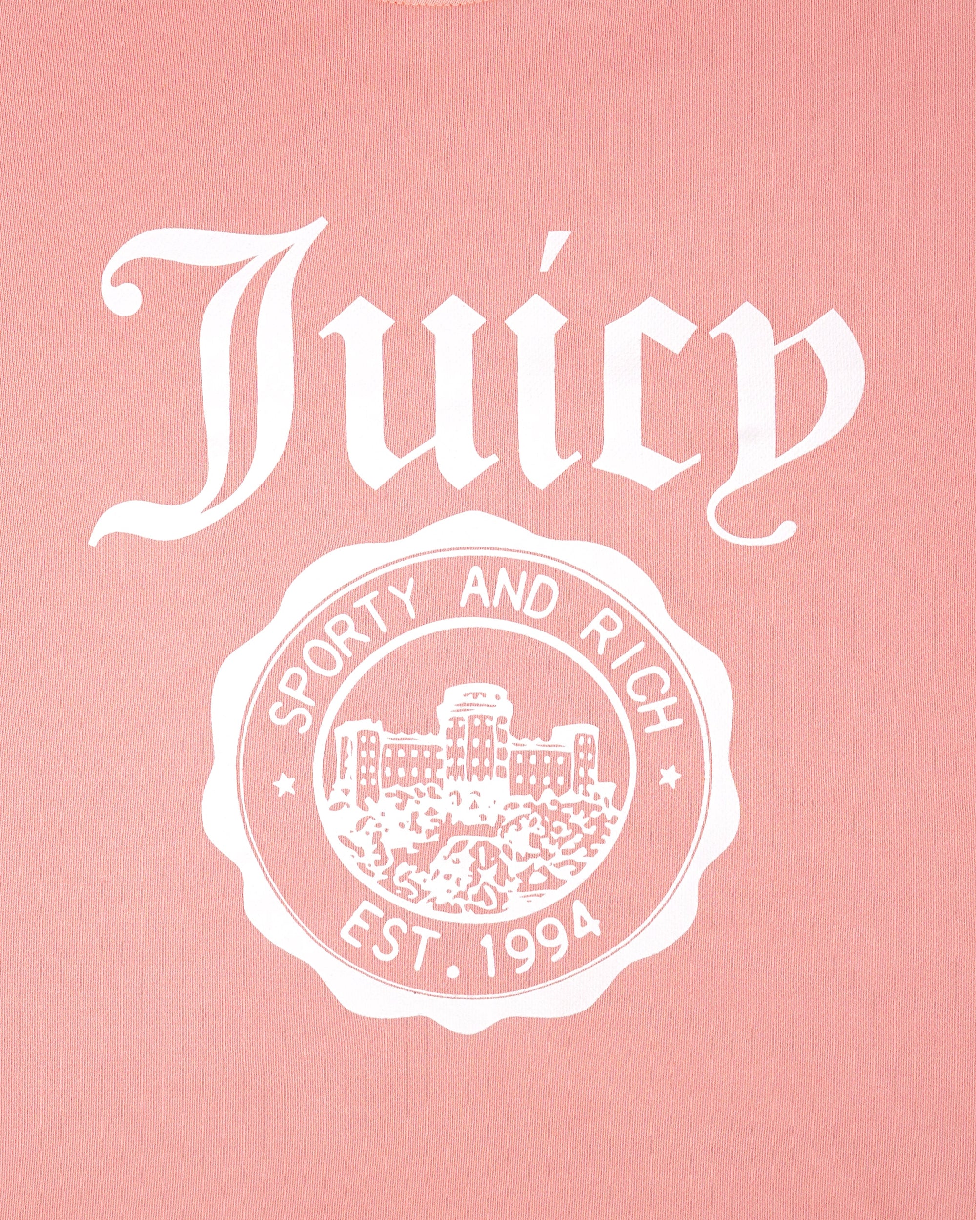 T-shirt à col rond « Juicy Emblem » - Rose