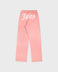 Pantalon de survêtement large Juicy Emblem - Rose