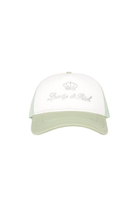Casquette Trucker Juicy Crown - Blanc & Sauge
