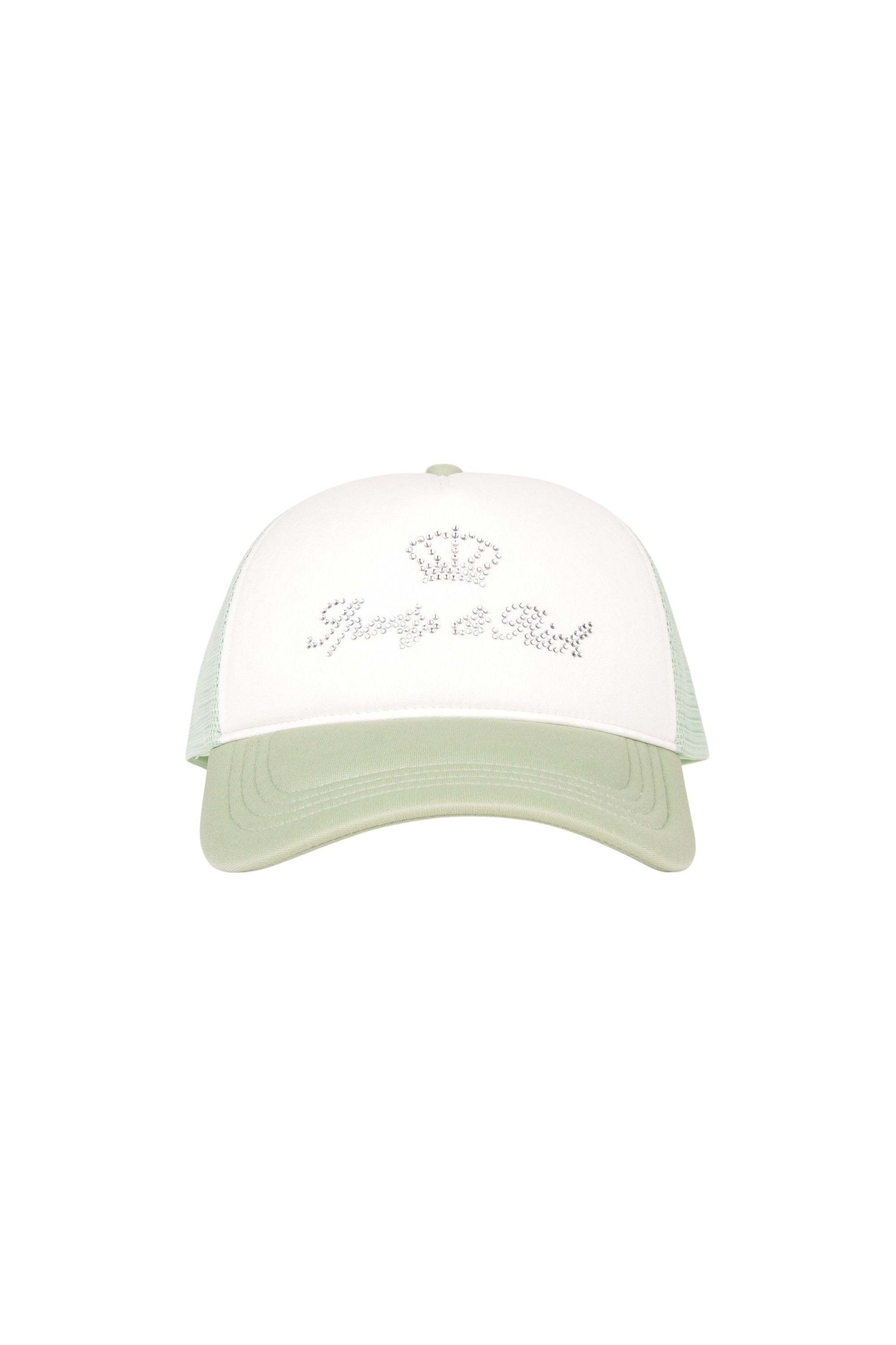 Casquette Trucker Juicy Crown - Blanc & Sauge