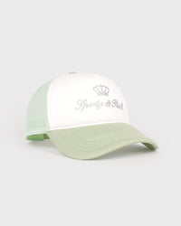 Casquette Trucker Juicy Crown - Blanc/Sauge