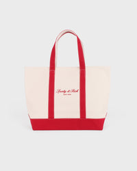 Grand sac fourre-tout Signature NY Logo - Naturel