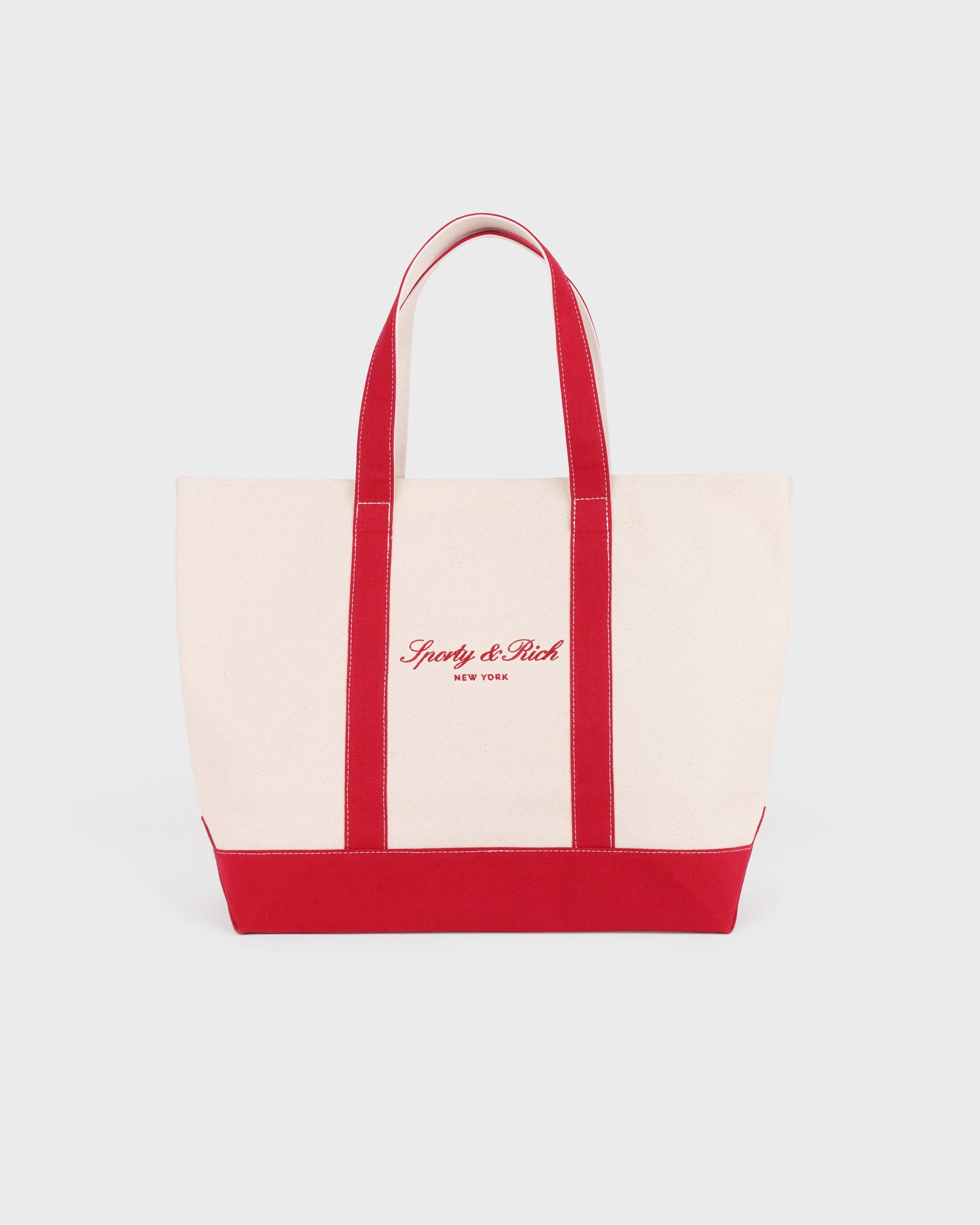 Grand sac fourre-tout Signature NY Logo - Naturel