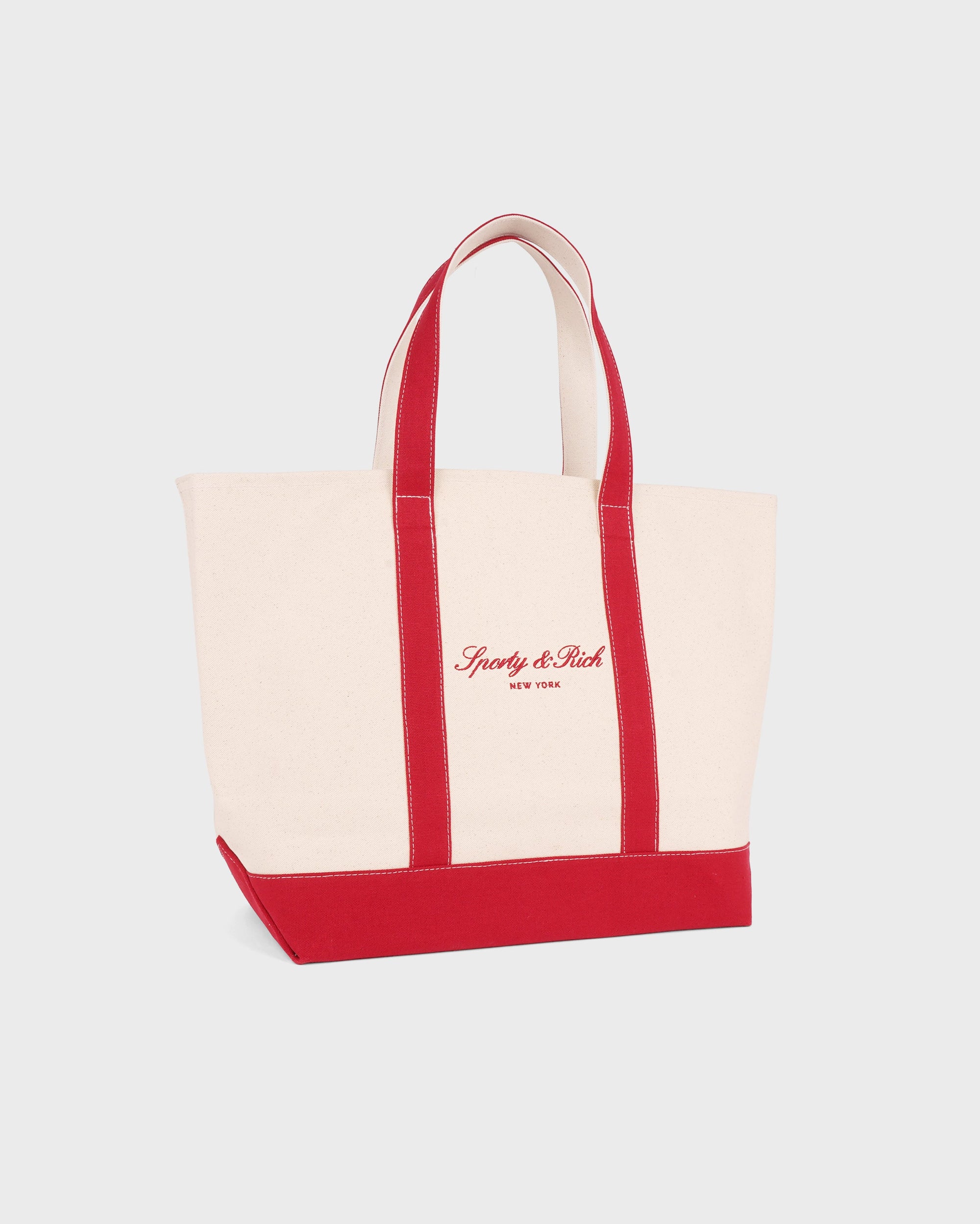 Grand sac fourre-tout Signature NY Logo - Naturel