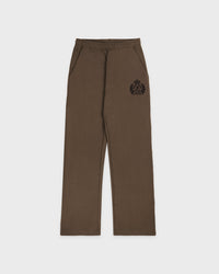 Pantalon de survêtement large brodé NY Crest - Sable