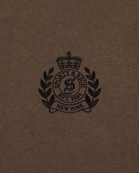 Pantalon de survêtement large brodé NY Crest - Sable