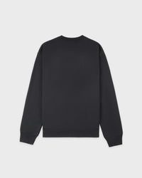 Pull à col rond avec écusson « Varsity » - Carbon