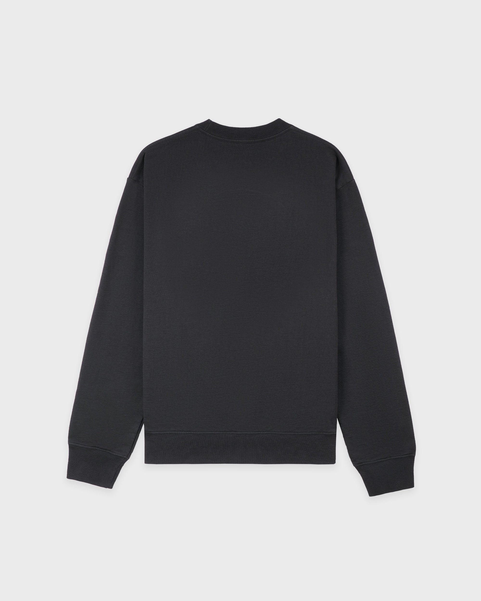 Pull à col rond avec écusson « Varsity » - Carbon
