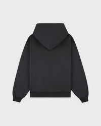 Sweat à capuche zippé Varsity Crest - Charbon
