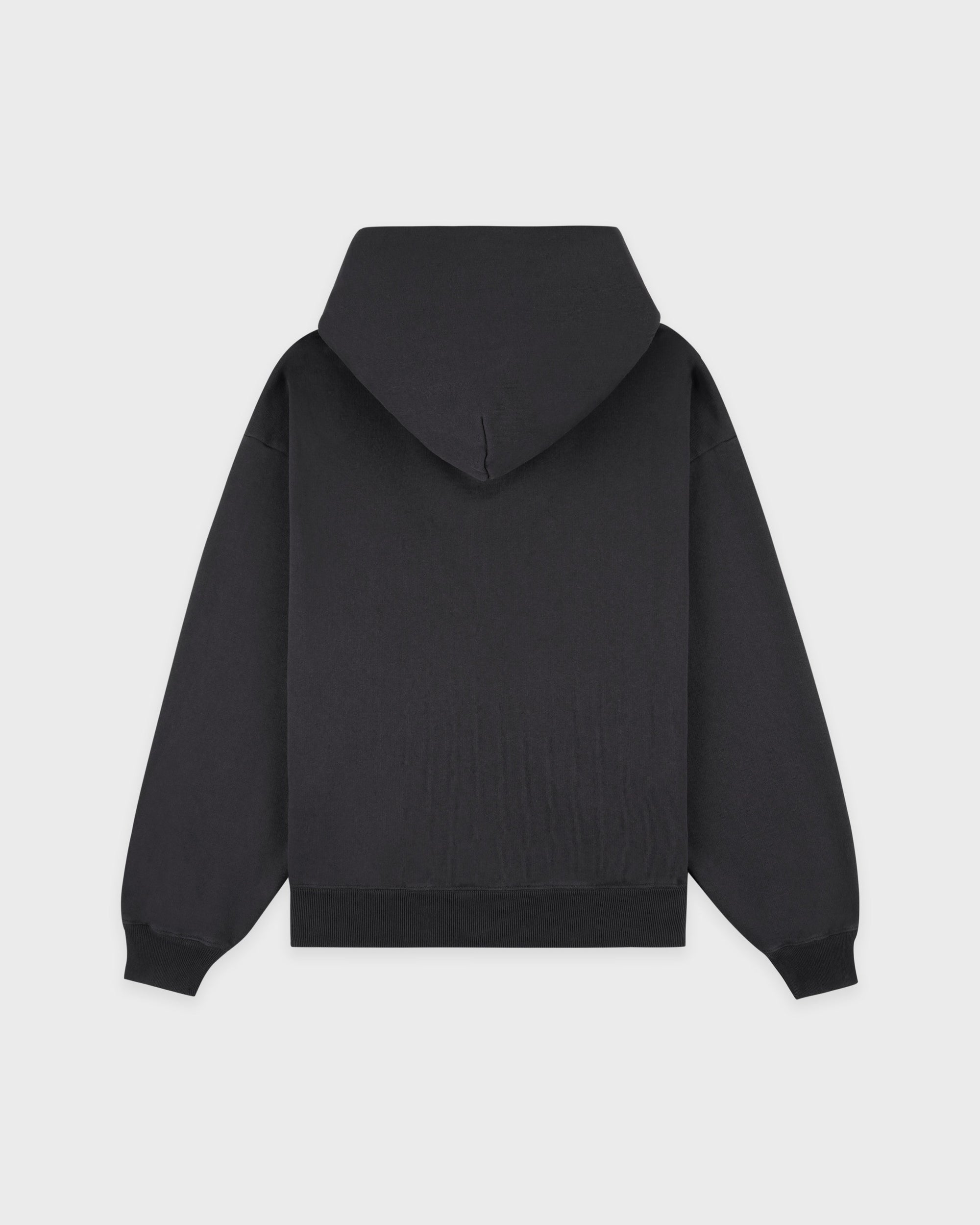 Sweat à capuche zippé Varsity Crest - Charbon