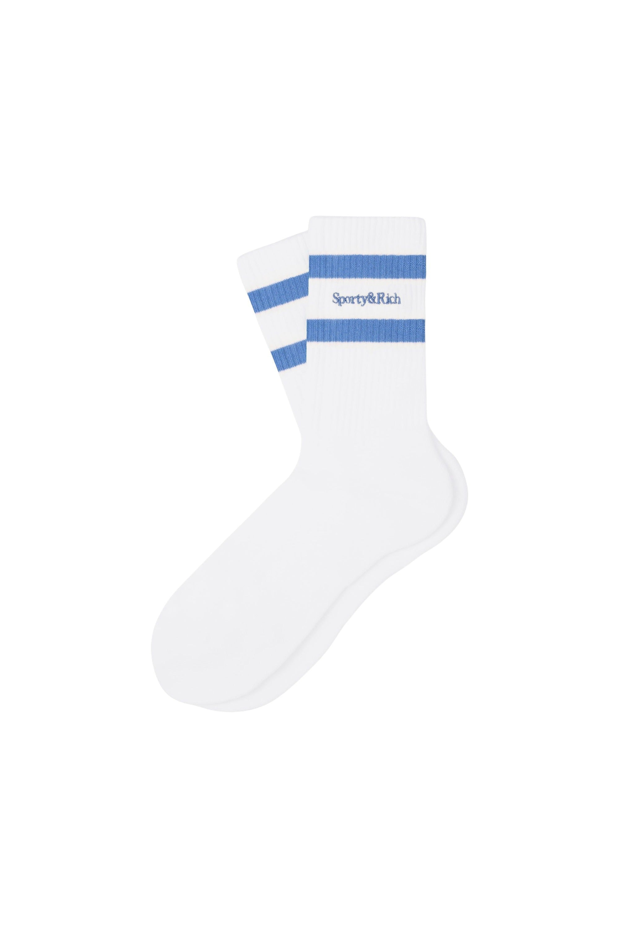 Chaussettes de sport à logo Serif - Blanc & Softee