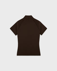 Polo de sport à col zippé Serif Logo SS - Cioco