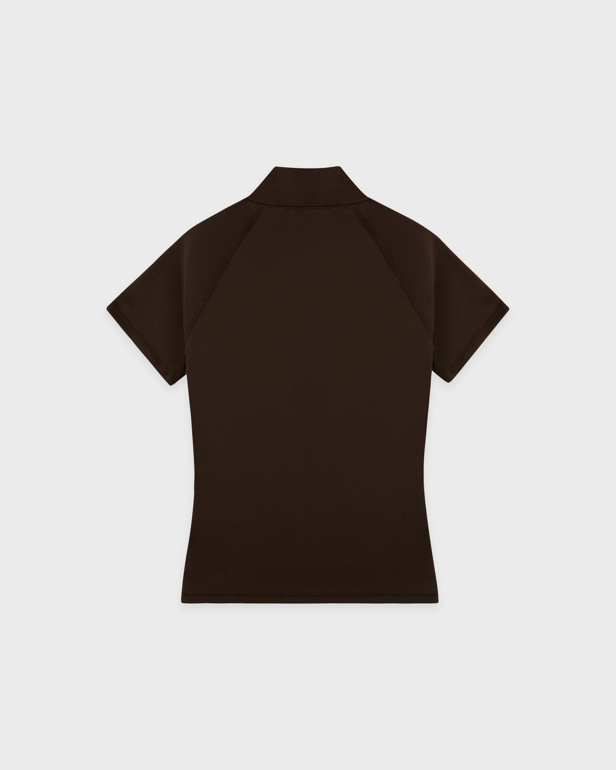 Polo de sport à col zippé Serif Logo SS - Cioco