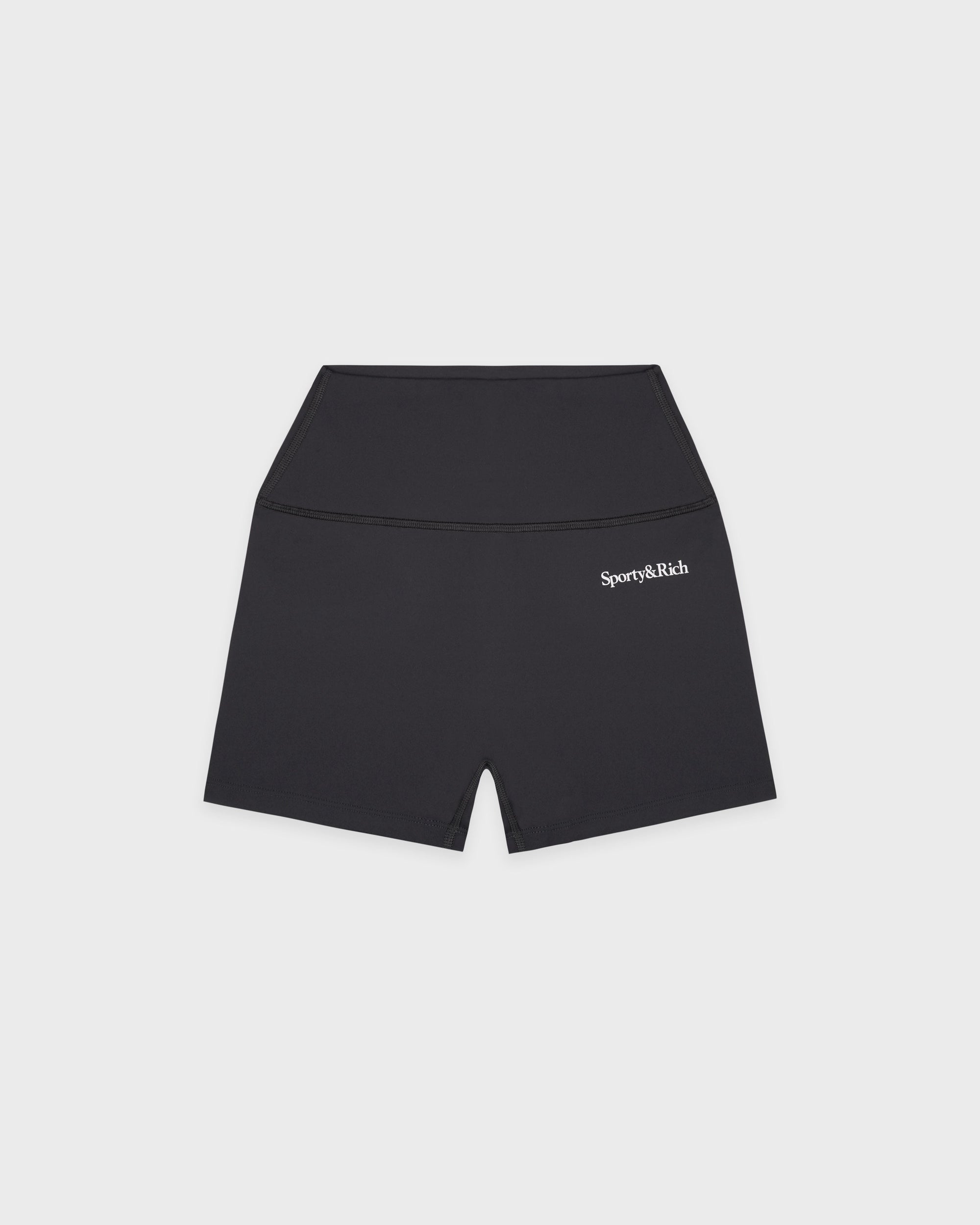 Short de cycliste court avec logo Serif - Carbone