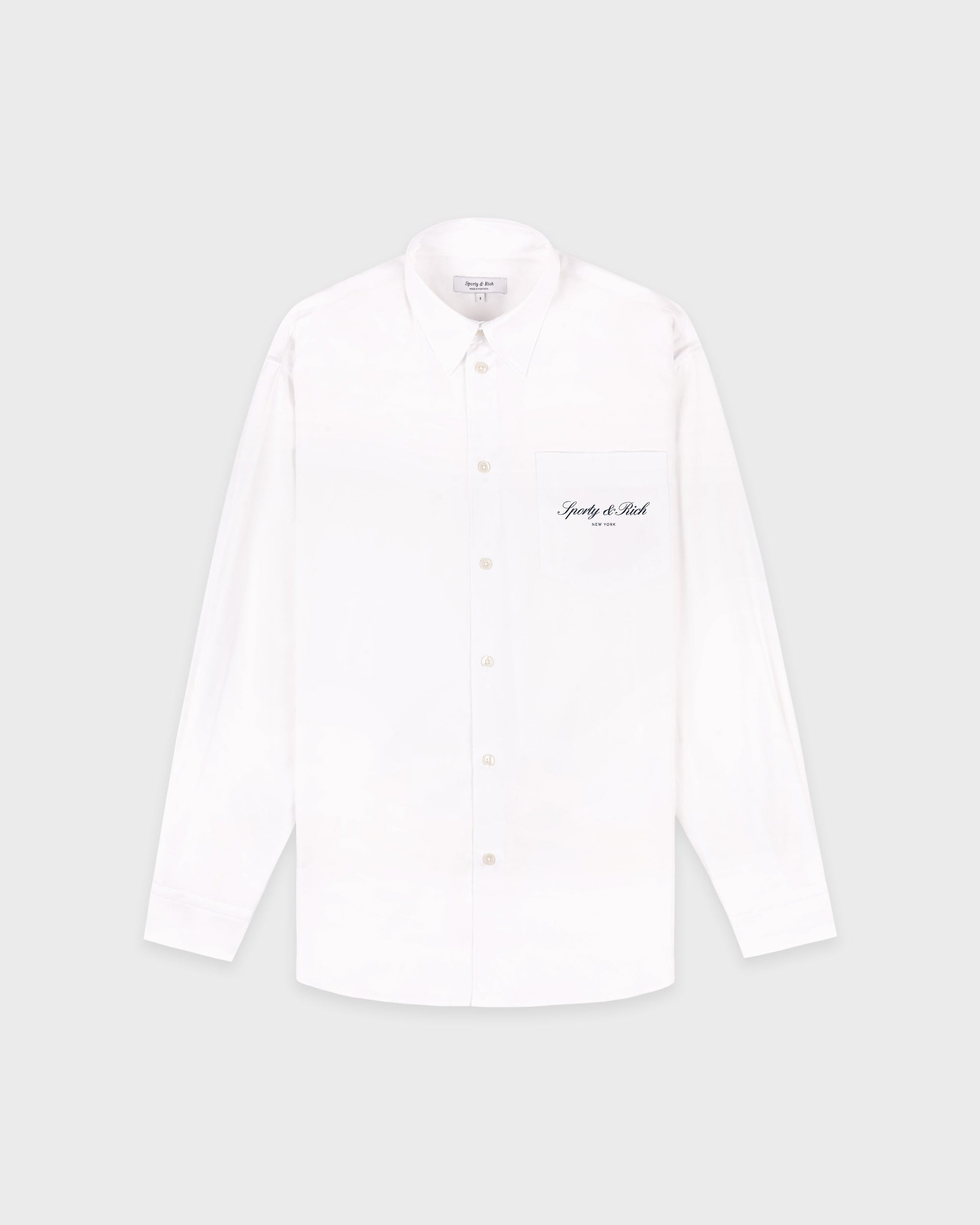 Chemise oversize Signature NY - Blanc