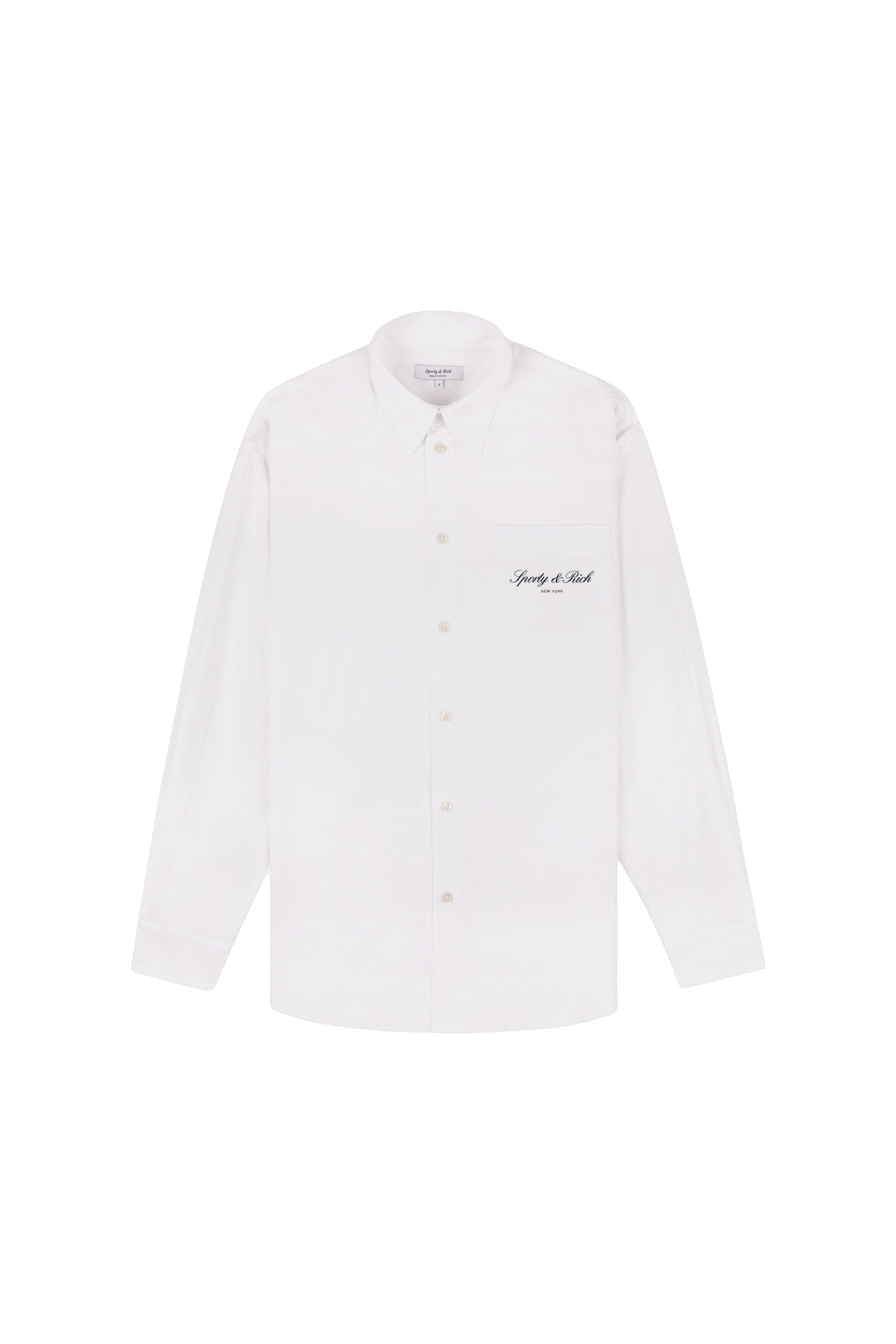 Signature NY Oversized Shirt - White