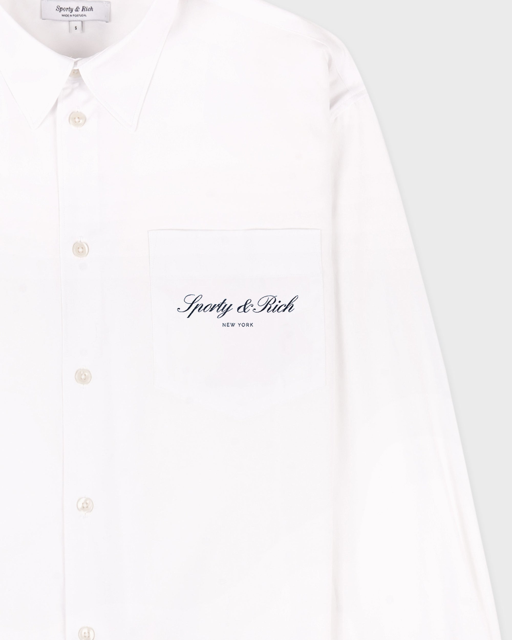 Chemise oversize Signature NY - Blanc